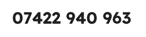 Phone number for getting in touch 07422 940 963